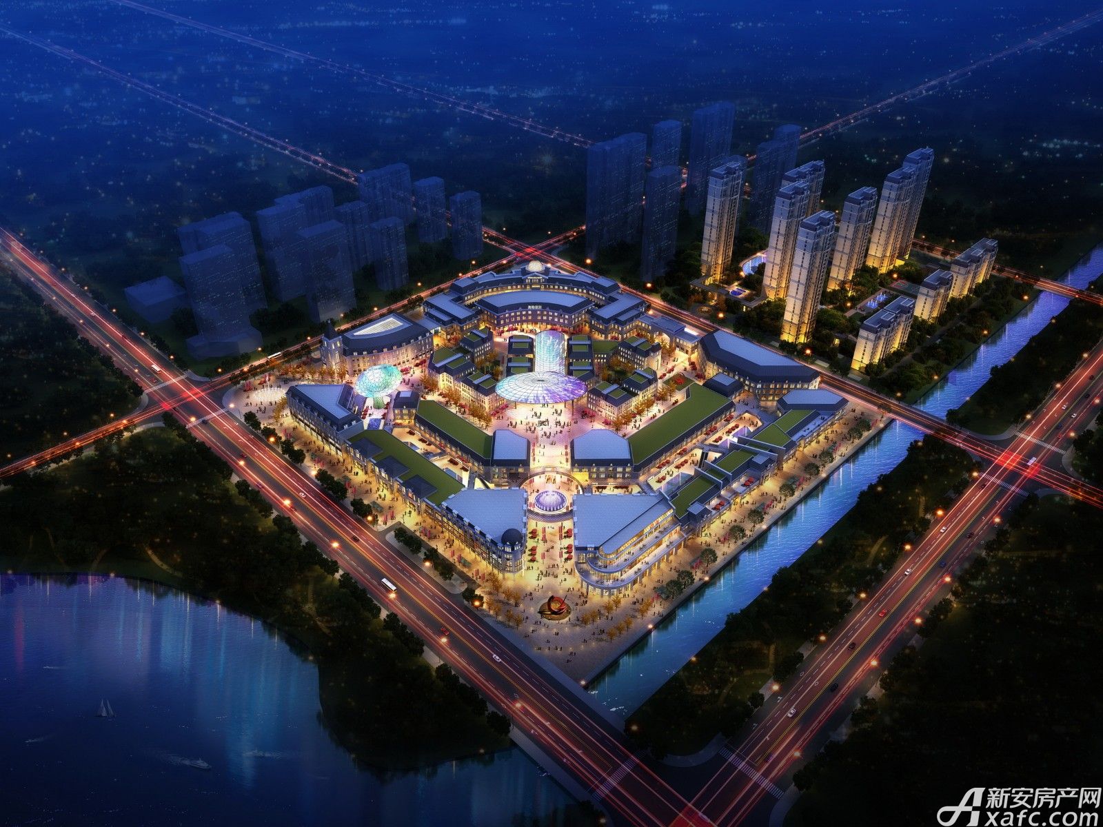 芜湖奥特莱斯商业广场奥特劳斯效果图