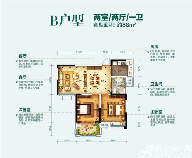 城改春景花园:户型图