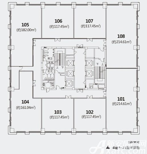 金悦ifc国际金融中心:户型图