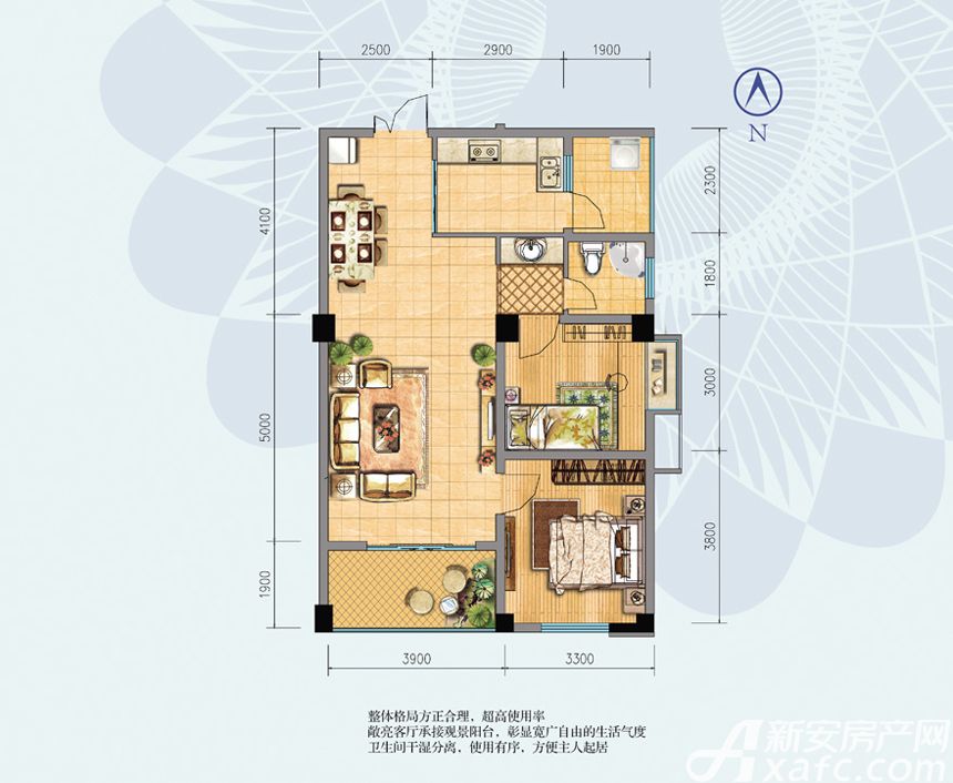 新房 田家庵区 朝阳雅园 > 户型