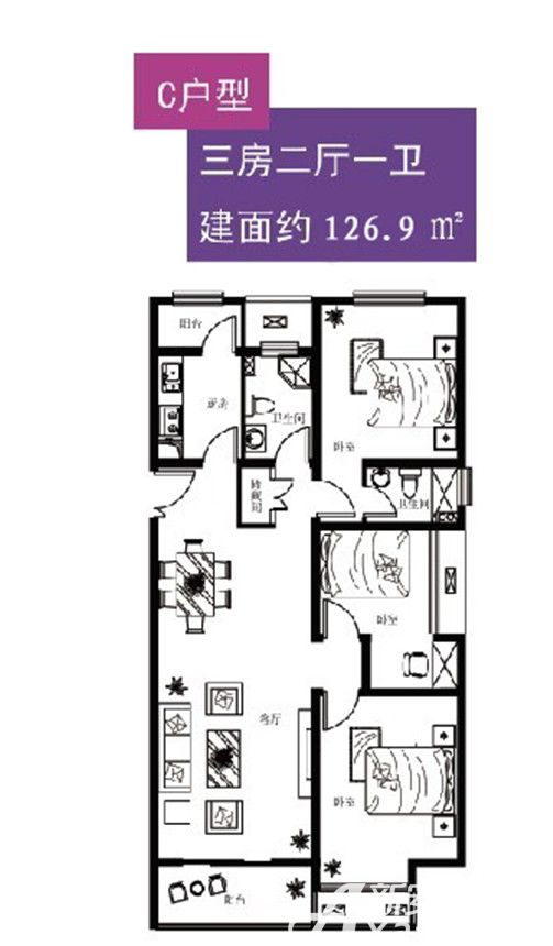 博文城市广场户型_全部户型图-萧县新房-新安房产网