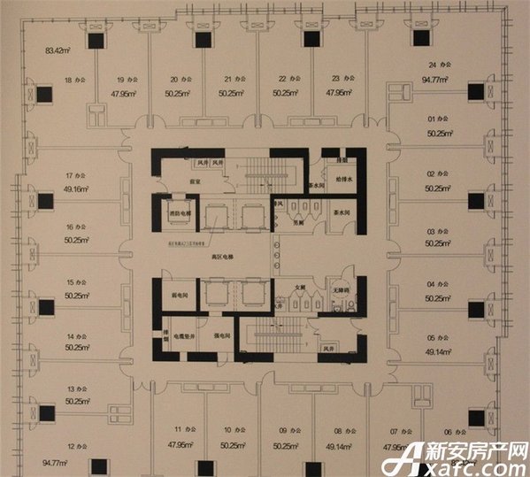 合肥绿地中央广场:户型图