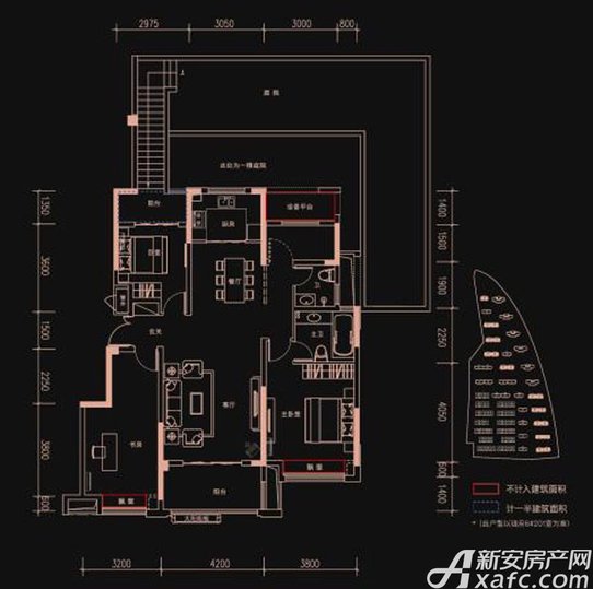 新华御府:户型图
