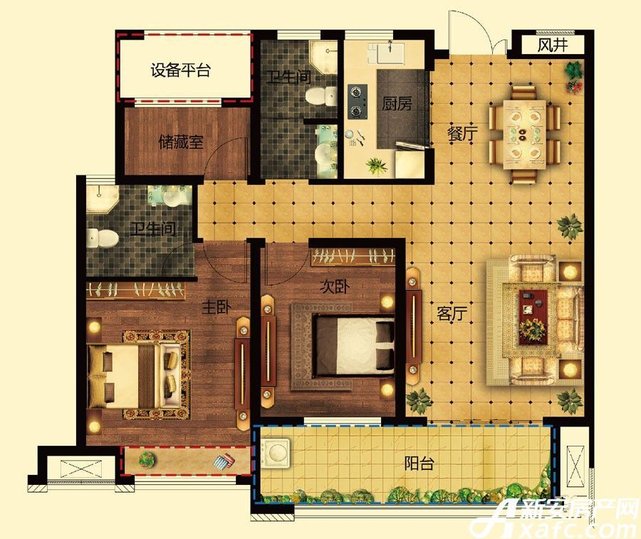 远大中国府国宾府:户型图