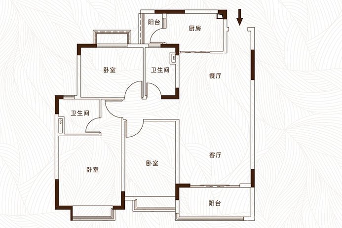 芜湖恒大御府:户型图