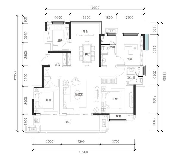 綠地柏仕公館:戶型圖