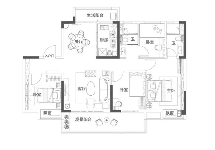 碧桂园·都荟:户型图