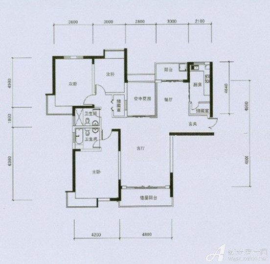 华润澜溪镇:户型图