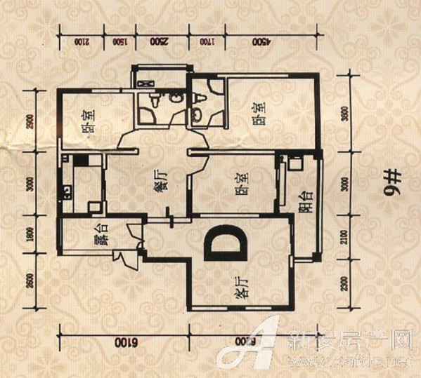 中天蓝山(蓝山名邸:户型图